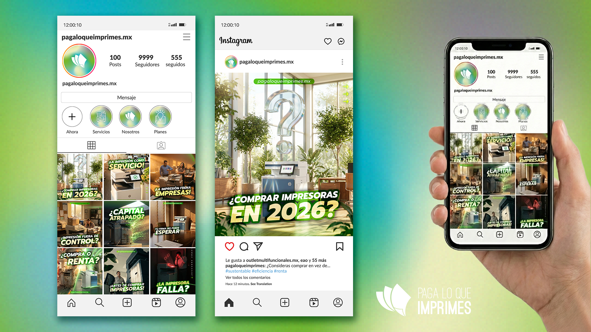 PLI Impresiones — Landing corporativa y artes de redes sociales