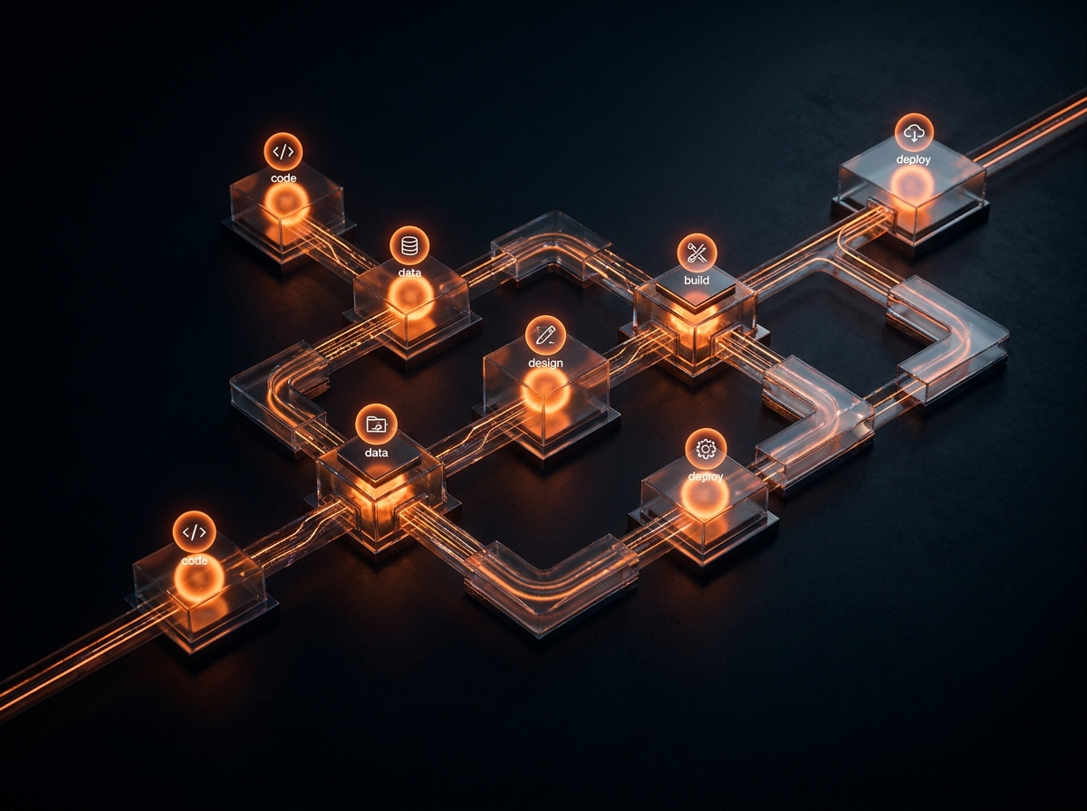Motor de producción web — Pipeline automatizado de generación y deploy